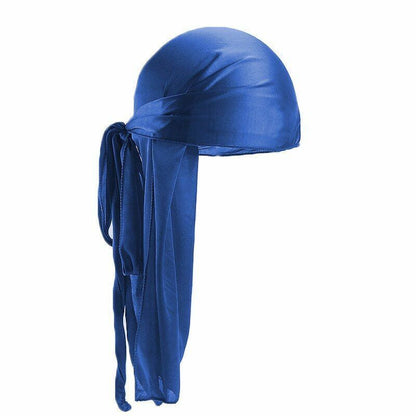 Satin Stretchy Cap Hip Hop Wigs Turban Bandana Headwear Solid Hair Accessories