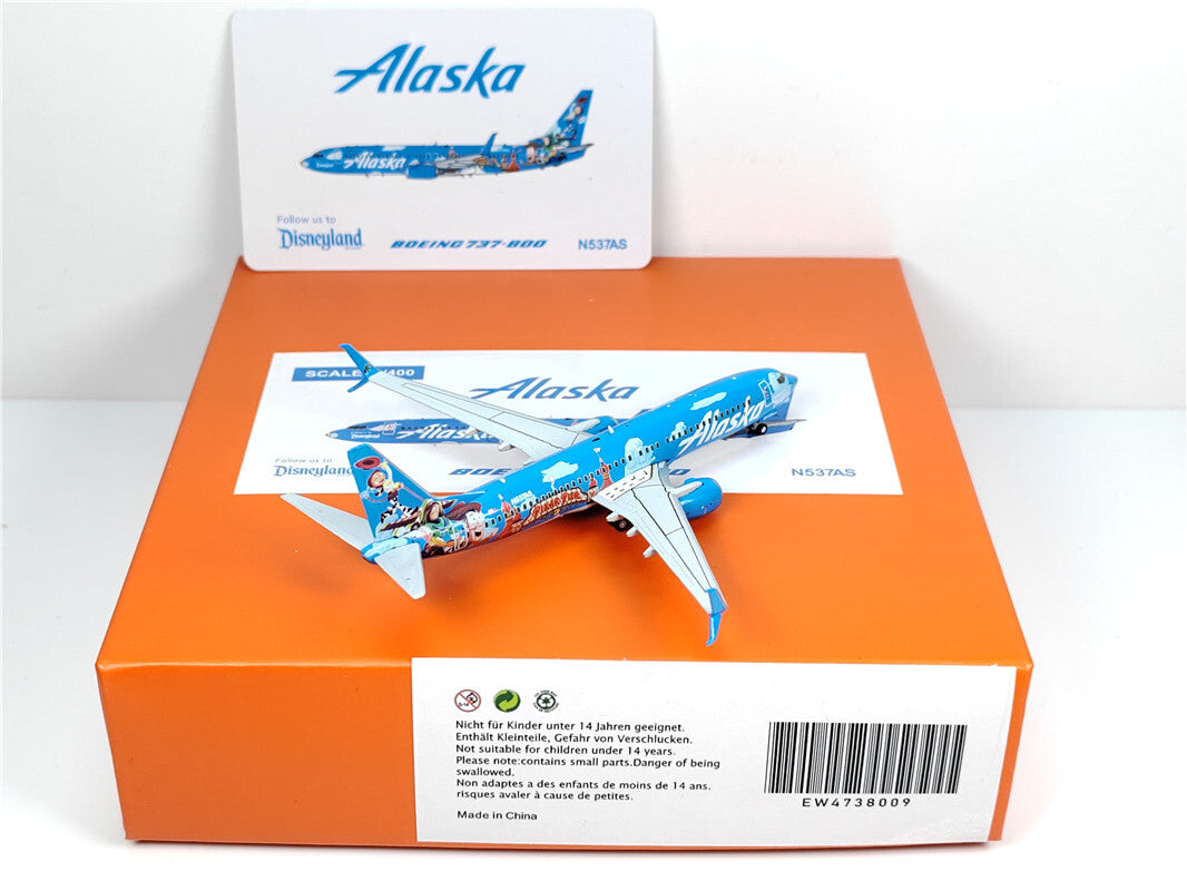 1:400 JC Wings ALASKA BOEING B737-800 Passenger Airplane Diecast Aircraft Model