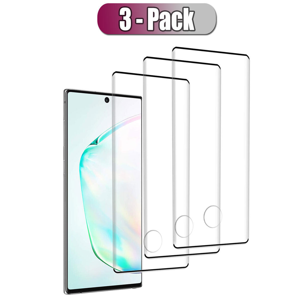 For Samsung Galaxy Note10/Note10+ 5G Full Cover Tempered Glass Screen Protector