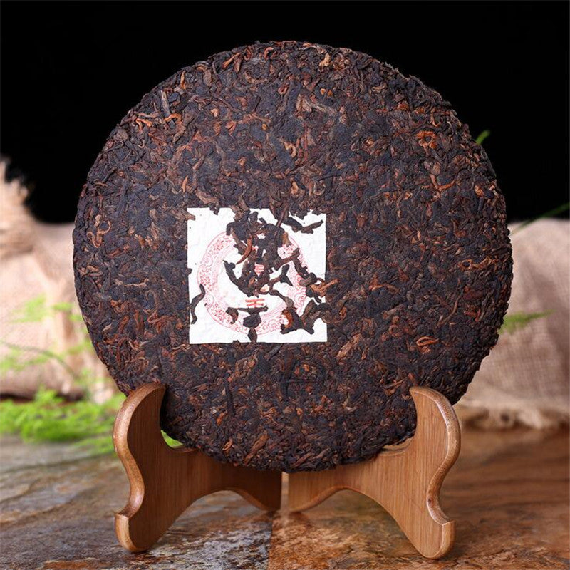 357g Premium Ripe Puerh Tea Cake Black Tea Old Cooked Puer Tea Chinese Pu'er Tea