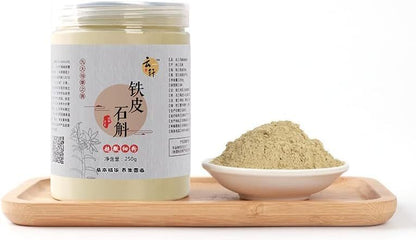 250g Chinese Tie Pi Shi Hu Huo Shan Dendrobium Powder Candidum for Making Tea