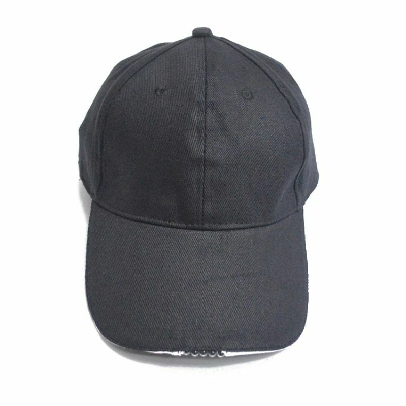 LED Flashlight Hat Sport Baseball Cap Night Walking Cycling Hiking Hunting 14*18