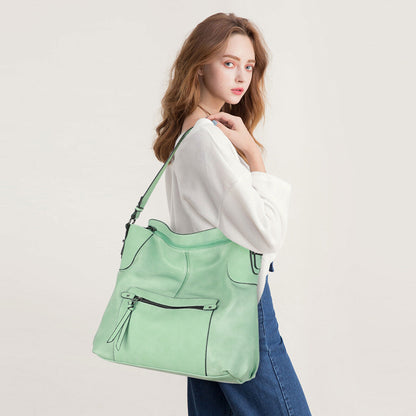 KL928 Women Large Purses PU Leather Shoulder Handbags Crossbody Hobo Bags Gifts
