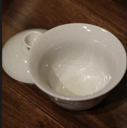 200ml Jingdezhen Gaiwan Teacup Ceramic Kung Fu Tea Set Bowl Chinese Tureen Decor