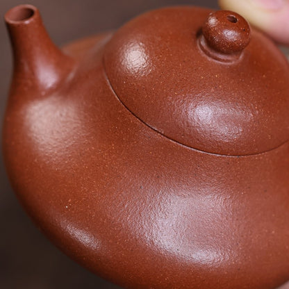Yixing Purple Clay Teapot "Jade Breast" Pear-Shaped Pot Premium New Jiangpo Clay