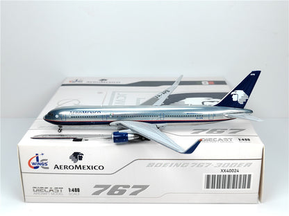 1:400 JC Wings AEROMEXICO BOEING B767-300ER Passenger Airplane Diecast Model