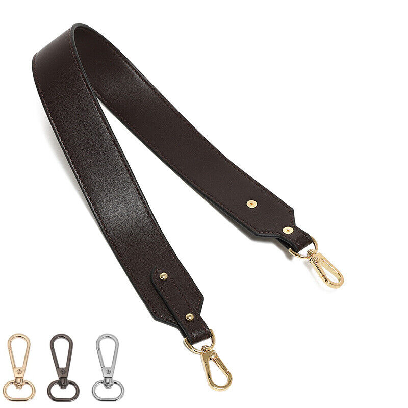 PU Leather Replacement Belt Bucket Bag Shoulder Strap Solid Color Bag Belt ⌒