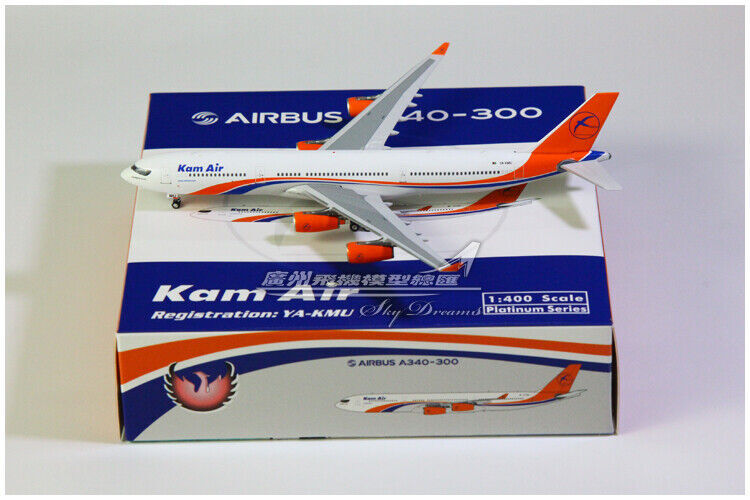 1:400 Phoenix Kam Air AIRBUS A340-300 Passenger Airplane Diecast Aircraft Model