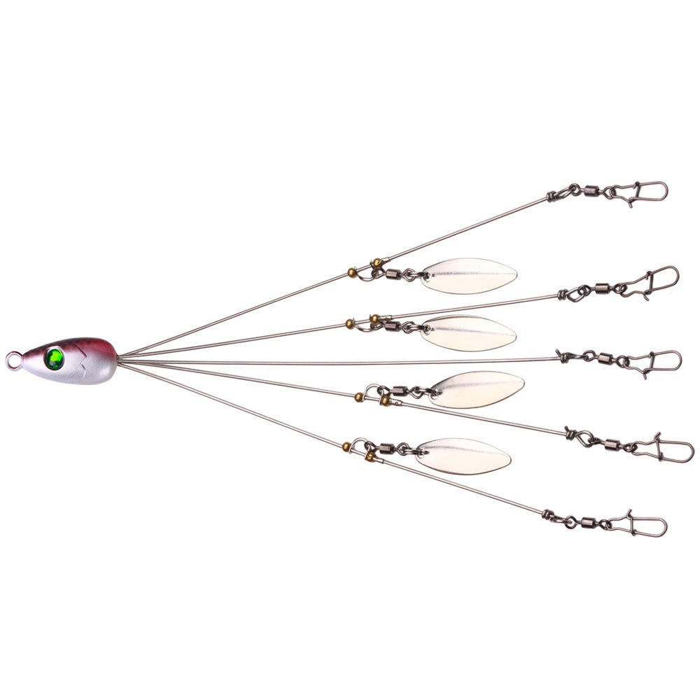 Umbrella Alabama Rig 4 Blades 5 Arms Alabama Rig Bass Fishing Lure Bait Tool Lot