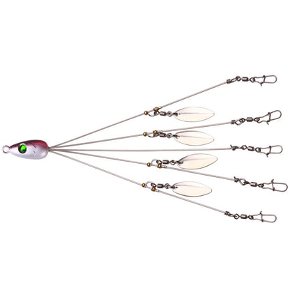 Umbrella Alabama Rig 4 Blades 5 Arms Alabama Rig Bass Fishing Lure Bait Tool Lot