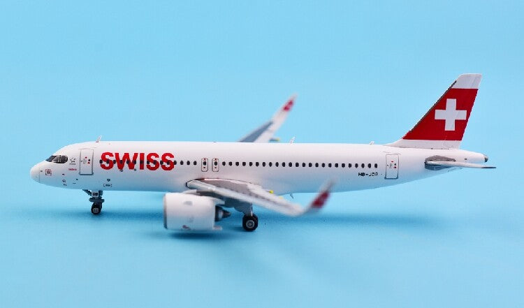 JC Wings Swiss Airbus A320NEO HB-JDB 1/400 diecast plane model aircraft