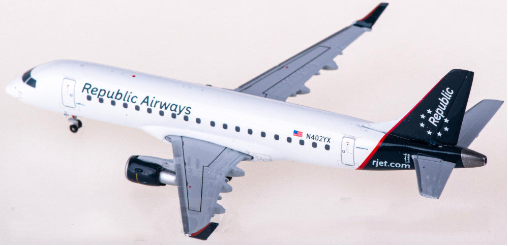 1:400 Geminijets Republic Airline Embraer ERJ-175LR Airplane Diecast Model