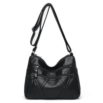 PU Leather Crossbody Bag Women's Bag Shoulder Handbags Multi-pocket Mom Bags