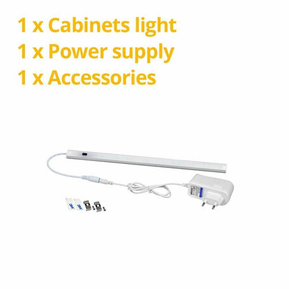 LED Strip Light 5M 10M 15M 20M Aluminum Profile Tube 12V Smart Hand Sweep Sensor