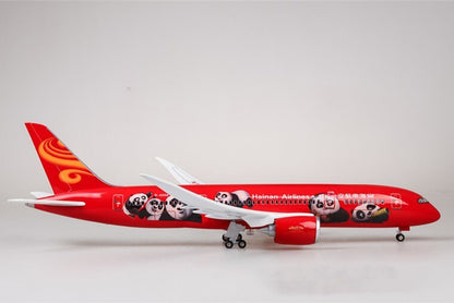 1:130 43CM Hainan Airlines BOEING 787 Passenger Plane Landing Gear Resin Model