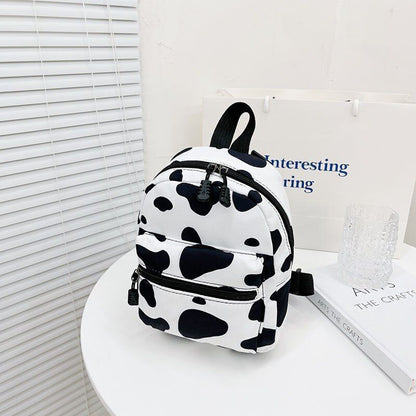 Small Backpacks Nylon Bag Printing School Knapsack Polyester Softback Traveling