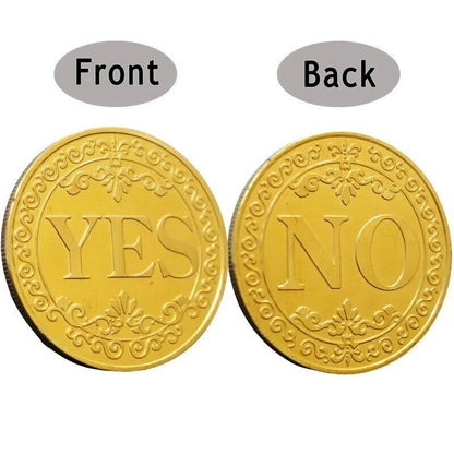 Yes Or No Decision Coin Metal Gift Art Souvenirs Commemorative Collection 40x3mm