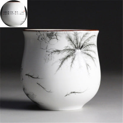 Chinese Tea Cup Japanese Style Master Cup Of Tea Blue-and-white Porcelain Cups