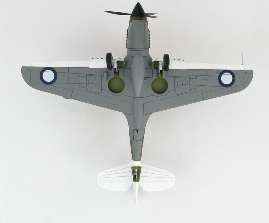 HM P-40N Angry Bee BU-O Lt. Ken Goldring 80 Squadron 1/72 diecast plane model