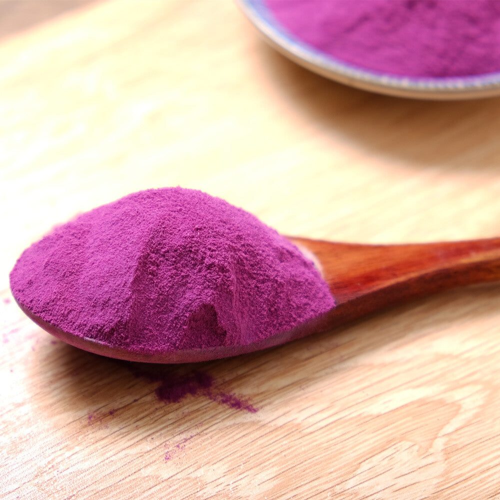 HelloYoung Organic Purple Sweet Potato Powder 100g High Antioxidant Healthy Food