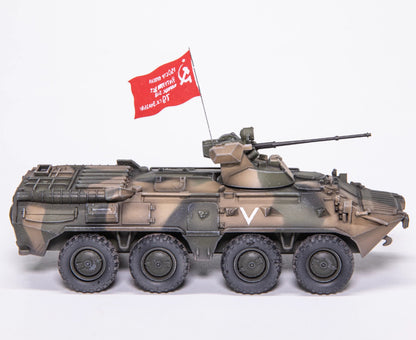 1:72 ARTISAN BTR80A Armored Vehicle Plastic Diecast Military Armor Model