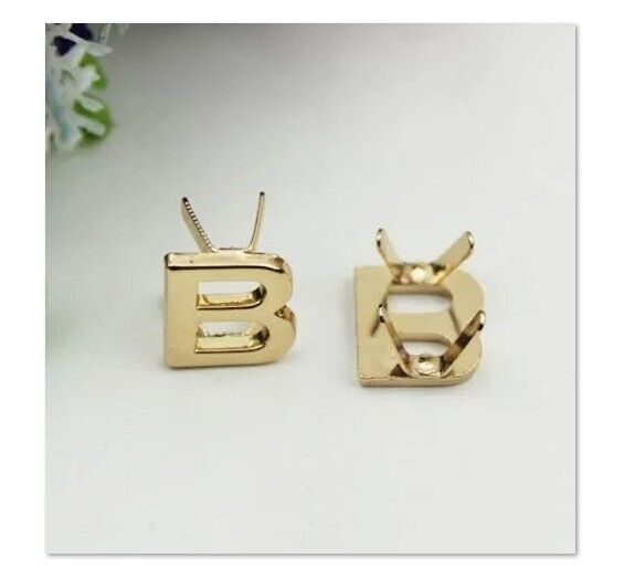 English Letters Rivets 5Pcs Metal DIY Claw Studs Bags Clothes Hats Leather Decor