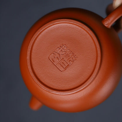 170ml True Yixing Zisha Zhu Clay Marked Pot Classic 7 Infuser Holes Tea Pot New