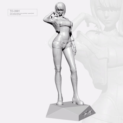 1:24 75mm resin figure model Fantasy Girl Lucy Unassembled Unpainted