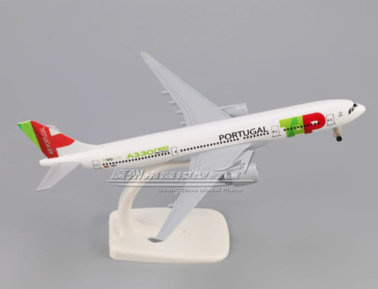 20CM TAP PORTUGAL AIRBUS A330 Passenger Plane Airplane Diecast Aircraft Model