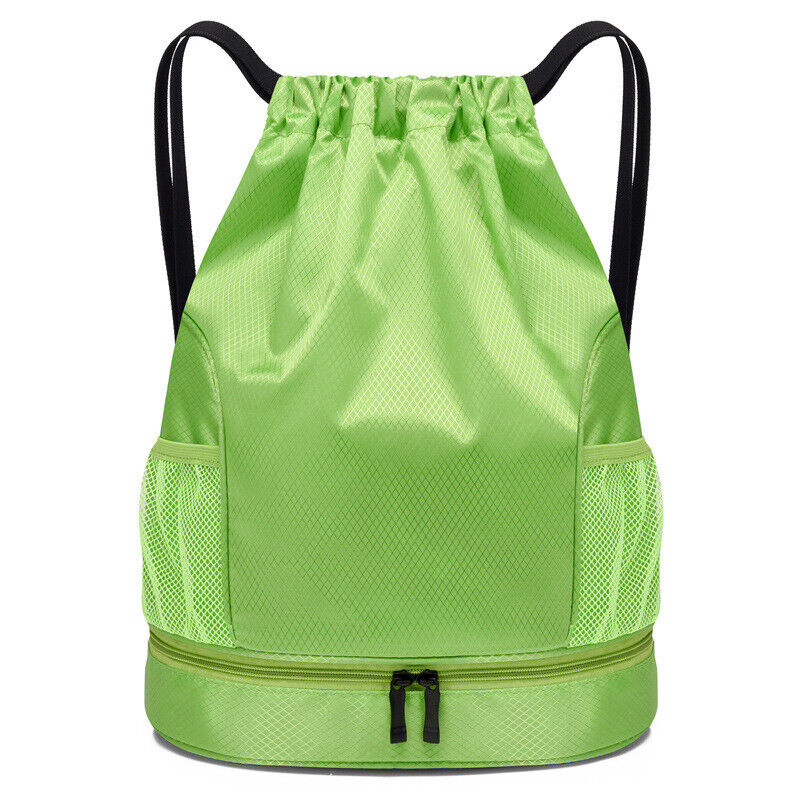 Waterproof Basketball Bag Wet Dry Separation Bags Swimming Drawstring Backpack
