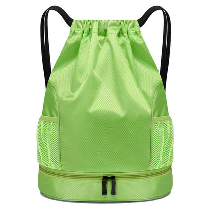 Waterproof Basketball Bag Wet Dry Separation Bags Swimming Drawstring Backpack