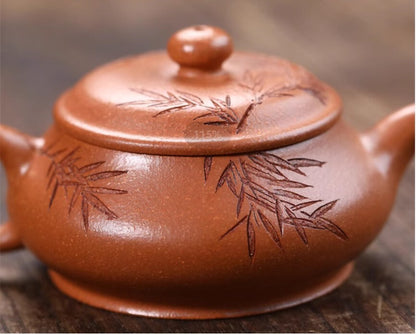 180cc chinese Yixing Handmade Zisha teapot JiangPoNi MingLu Gongfu HU Tea Pot