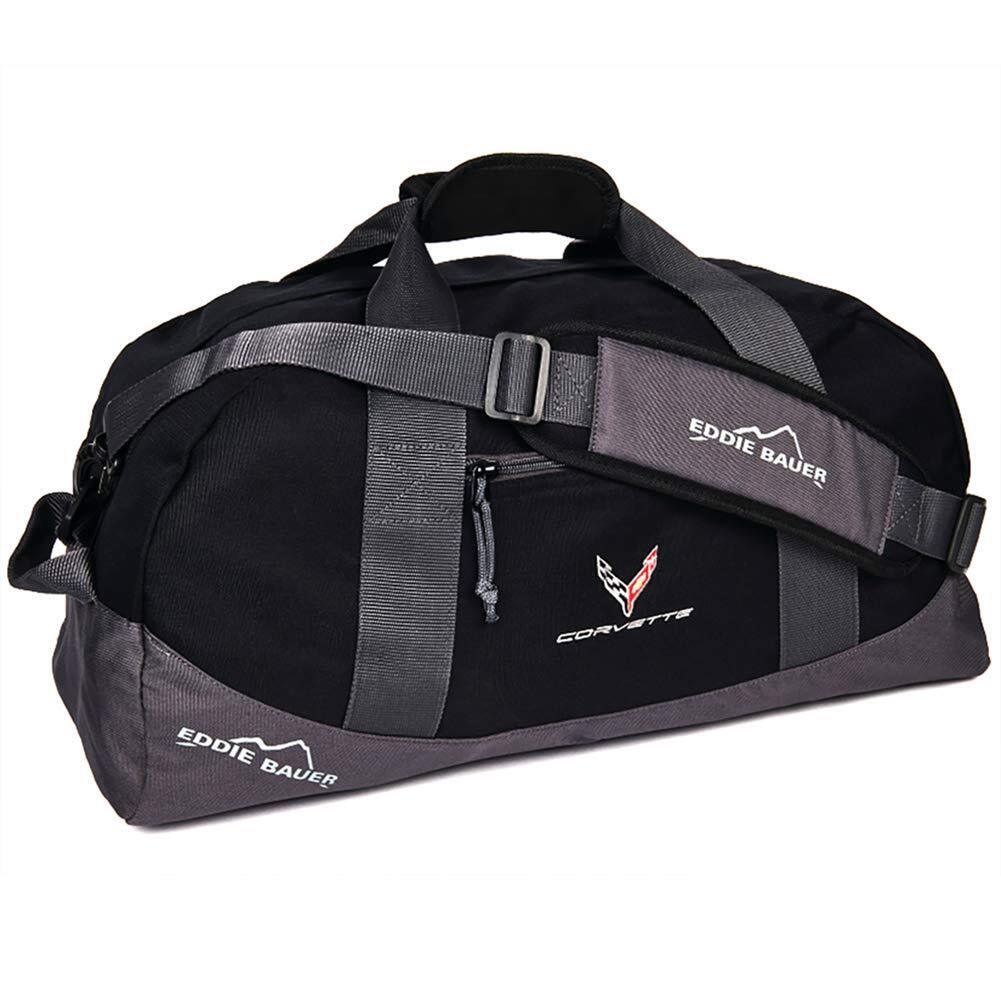 C8 Corvette Next Generation Duffel Bag - Eddie Bauer Duffle with Cross Flags...