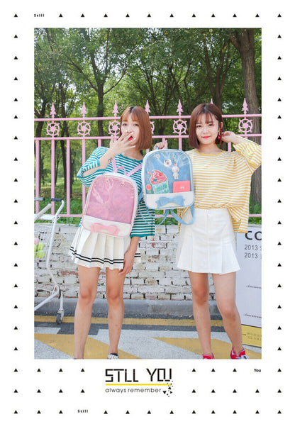 Women's PU Backpack Girls Lady Daily Travel Bag Rucksack Female Bags Schoolbags