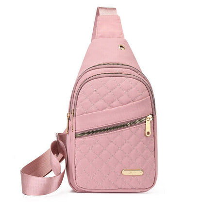 Women Cross Body Antitheft Pouch Small Sling Backpack Chest Bag Shoulder Bag