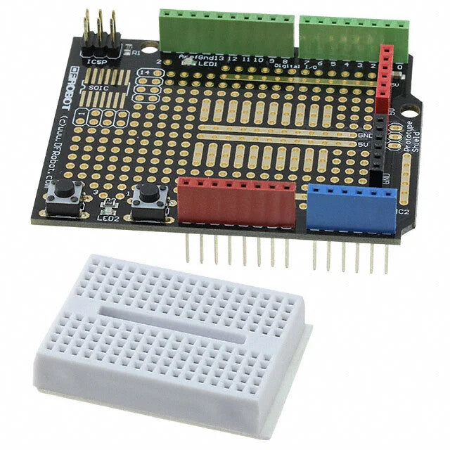DFR0019 Fully Assembled Prototyping Shield for Arduino NG and Arduino Diecimila