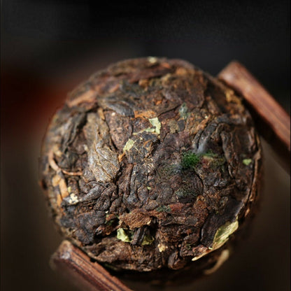 500g Organic Pu'er Ripe Tea Glutinous Rice Fragrance Small Puerh Tea Black Tea