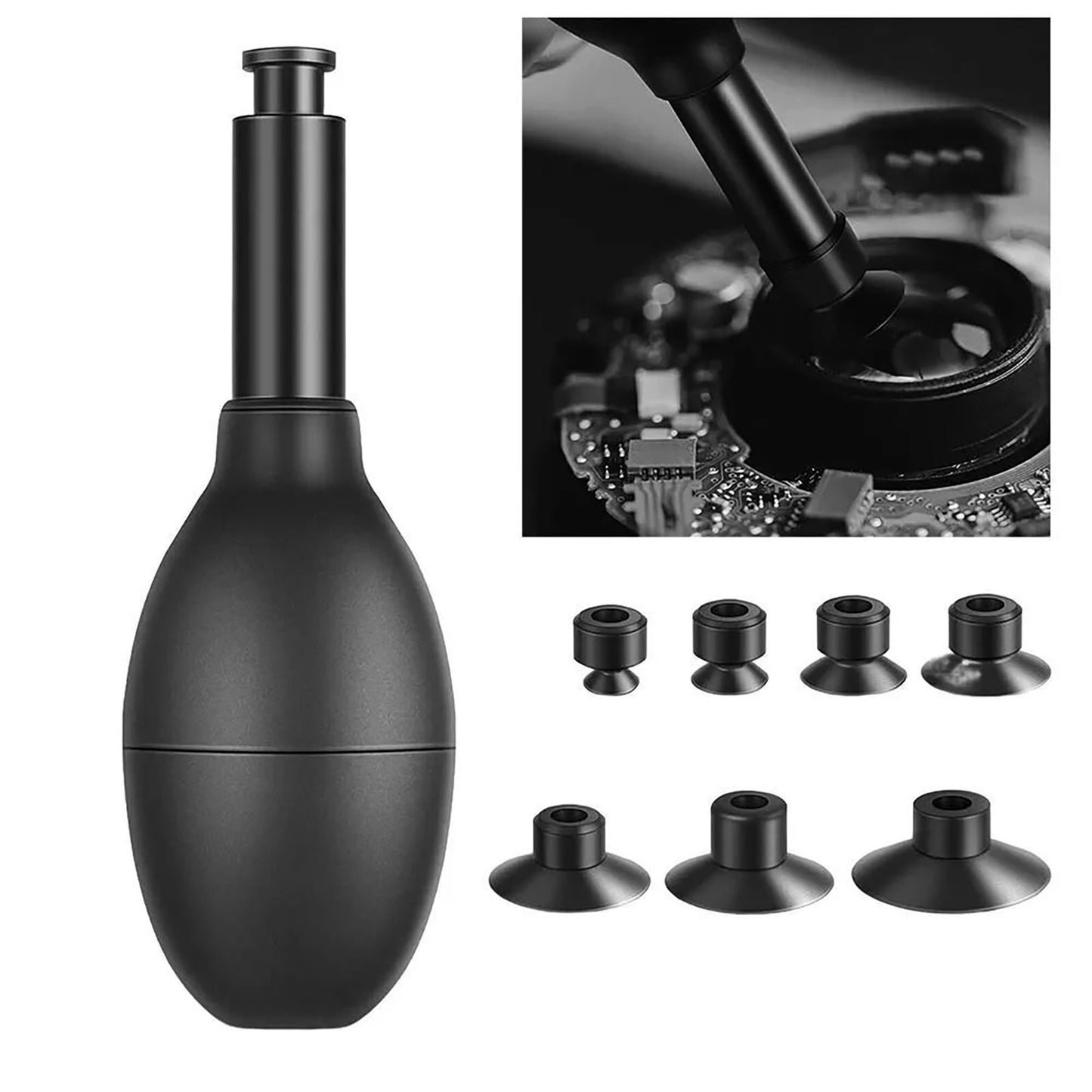 Camera Lens Repair Tool Kit Lens Sucker Kit Silicone Opener Lens Suction Cup Pen