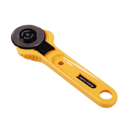 45mm Rotary Cutter For Paper Cloths Leather Plastic Cutting Manual Tools vv