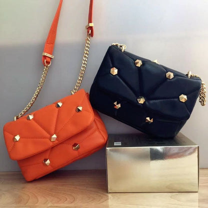 Women's Shoulder Bags Soft Leather Small Square Bag Handbags Messenger Purse 1PC