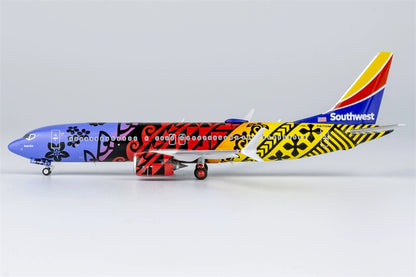 NG Models Southwest for Boeing B737MAX8 N8710M Imua One 1/400 Aircraft Model