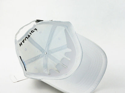 Nautica Hat White Adjustable Golf Ball Baseball Cap 100% Cotton Men's Unisex