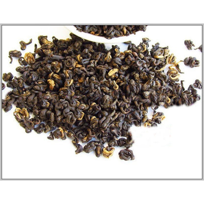 200g Yunnan Red Snail Black Tea Dian Hong Curled Leaves Chinese Tea