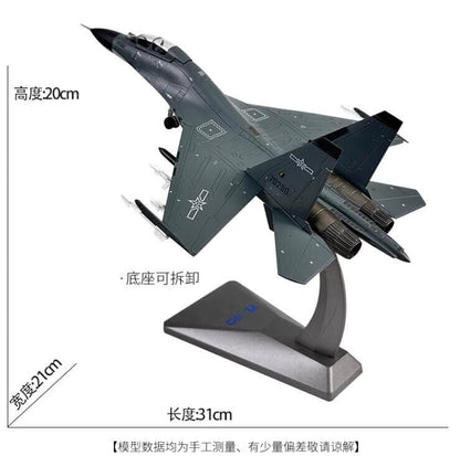 1:72 31CM AF1 Su-30 Fighter Plane Airplane Diecast Military Aircraft Model