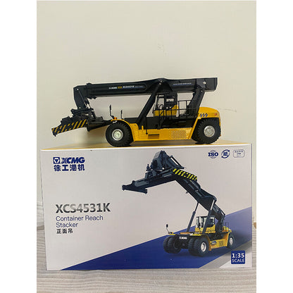 1:35 XCMG XCS4531K Container Reach Stacker Port Vehicle Machinery Diecast Model