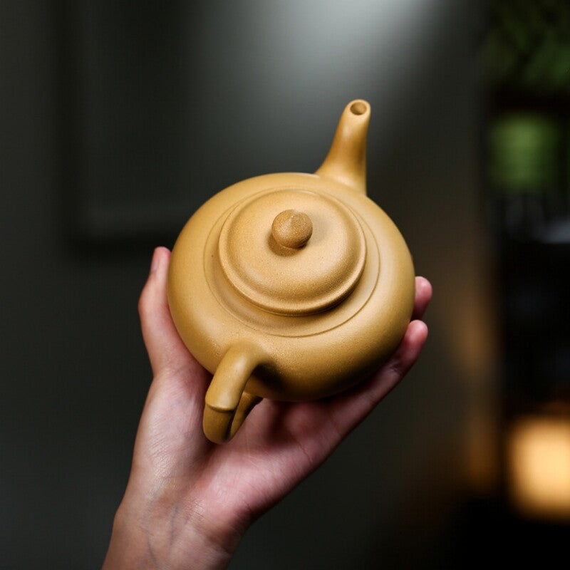 Authentic Yixing Zisha Duan Clay Tea Pot Marked Original Ore Certificate Paper