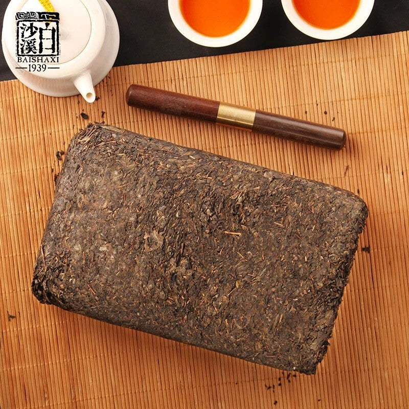 360g Brick Fu Zhuan CHINATEA Brand MM Hunan Anhua Golden Flowers Fucha Dark Tea