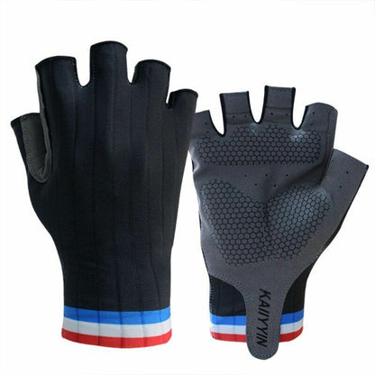 Cycling Gloves Aero Bike Team Half Finger Outdoor Road Sport Men Women Bicycle