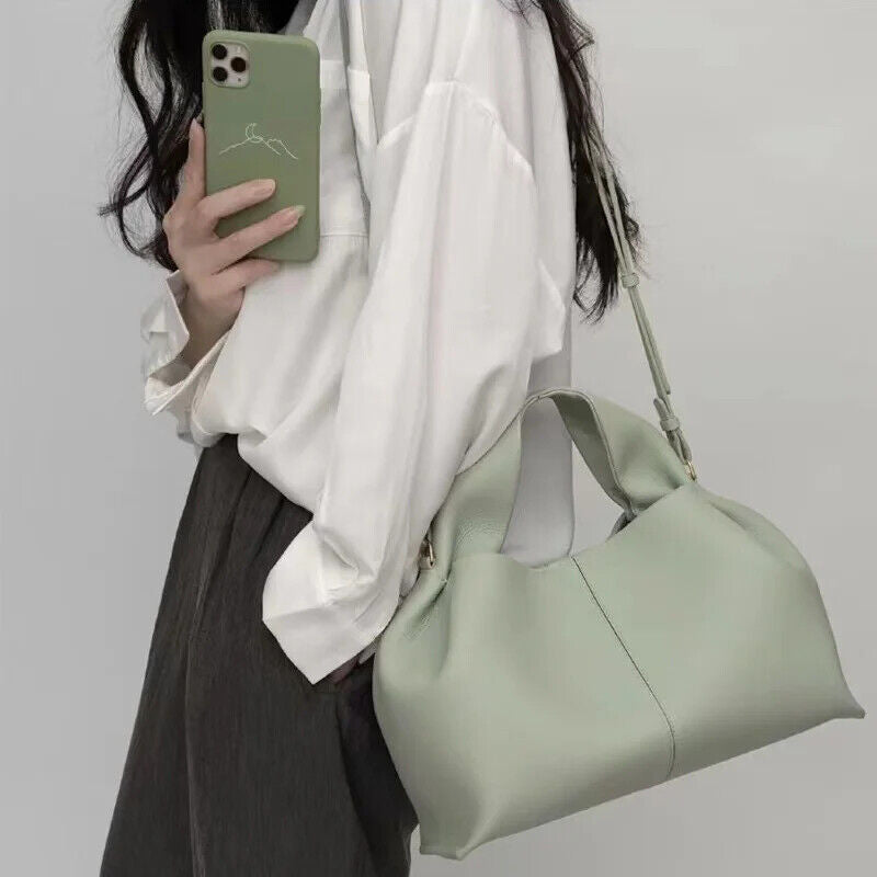 Shoulder Side Bag Women Winter Simple Solid Color Tote Bags Handbags