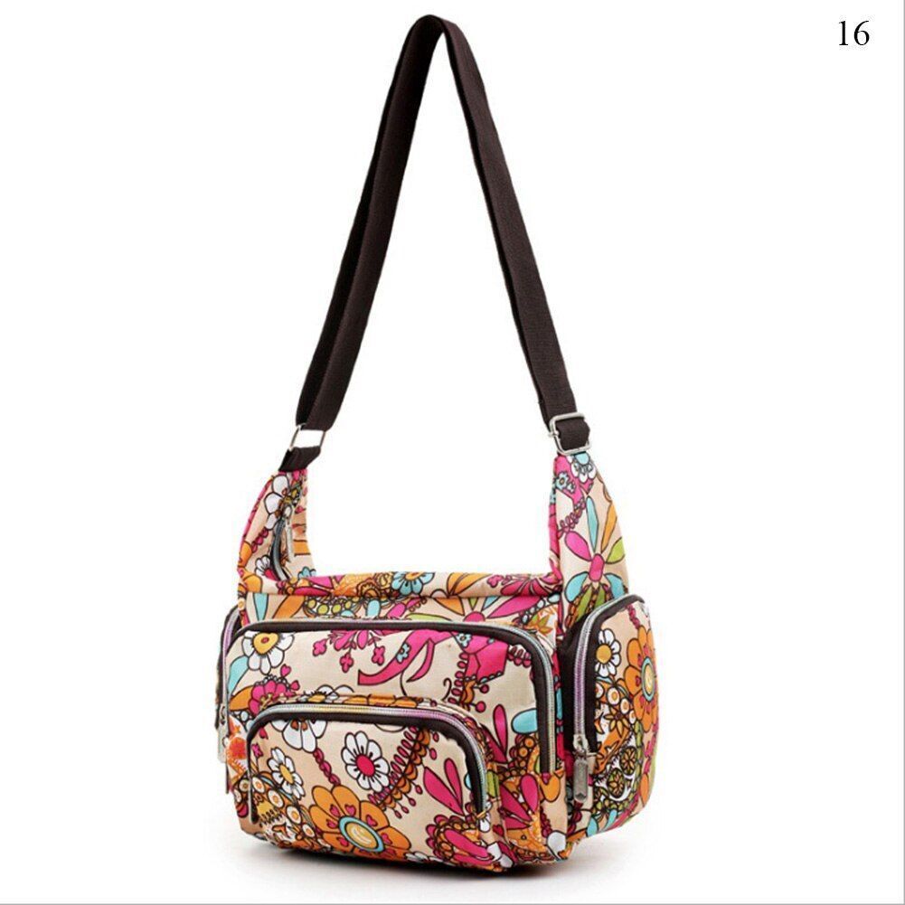 Messenger Crossbody Bag Summer Fashion Print Handbag Casual Bag 25*12*22 CM 1PC